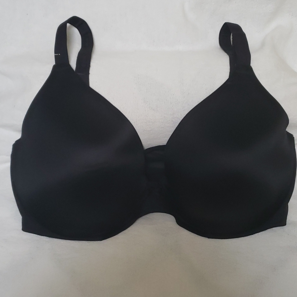 SPANX 44C Front closure/mesh back Black bra